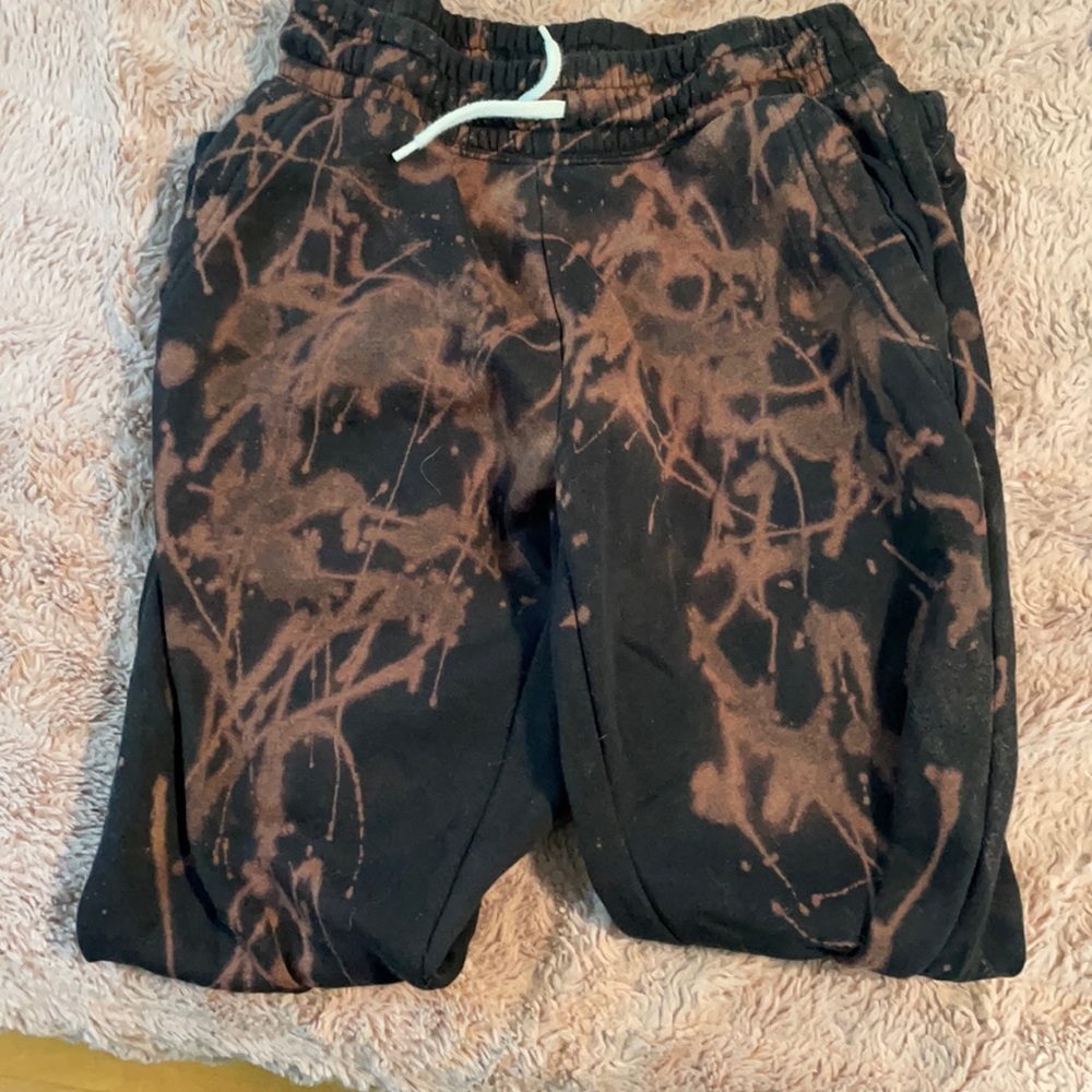 DIY bleached sweats